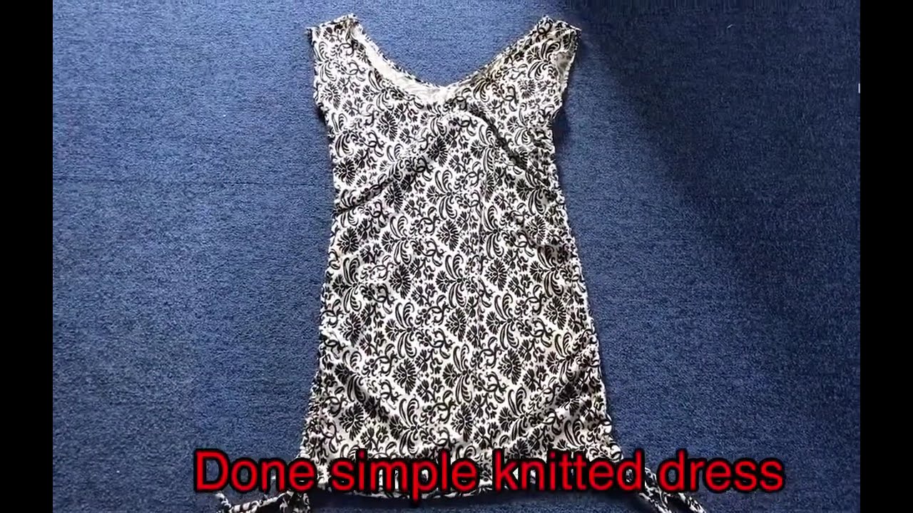 Simple Dress I make for today/ Merryhobbies