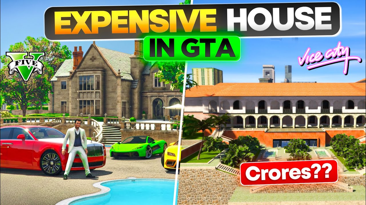 10+ Most Expensive Safehouses in GTA Games 🔥 | All GTA Safehouses Ranked 😍