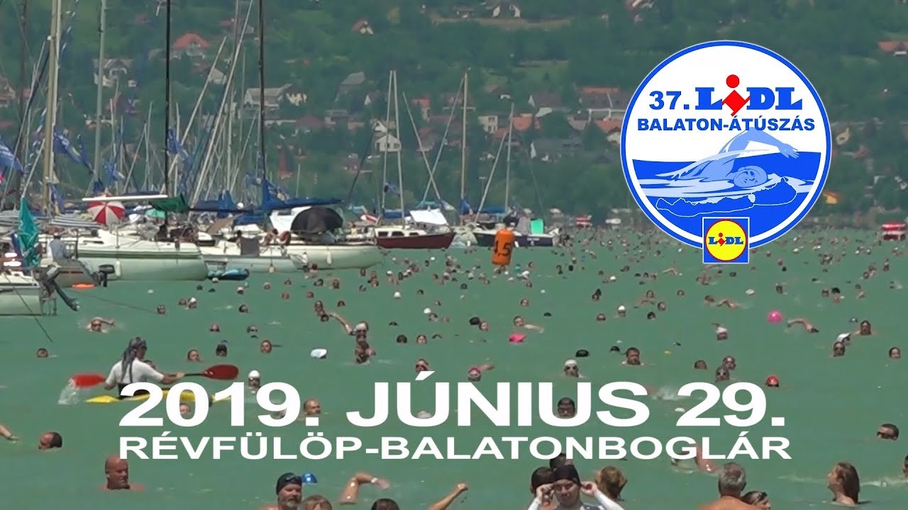 37. Lidl Balaton-átúszás - 23 percben az eseményről