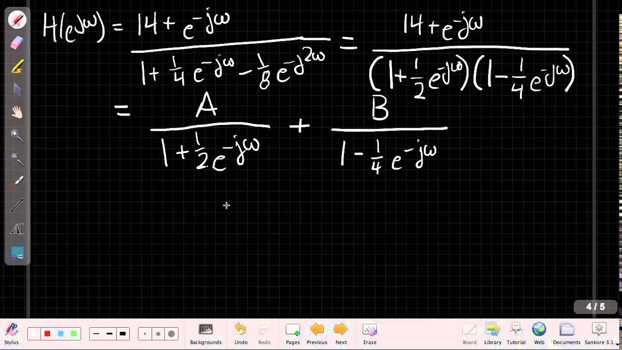 Difference Equation to Impulse Response
