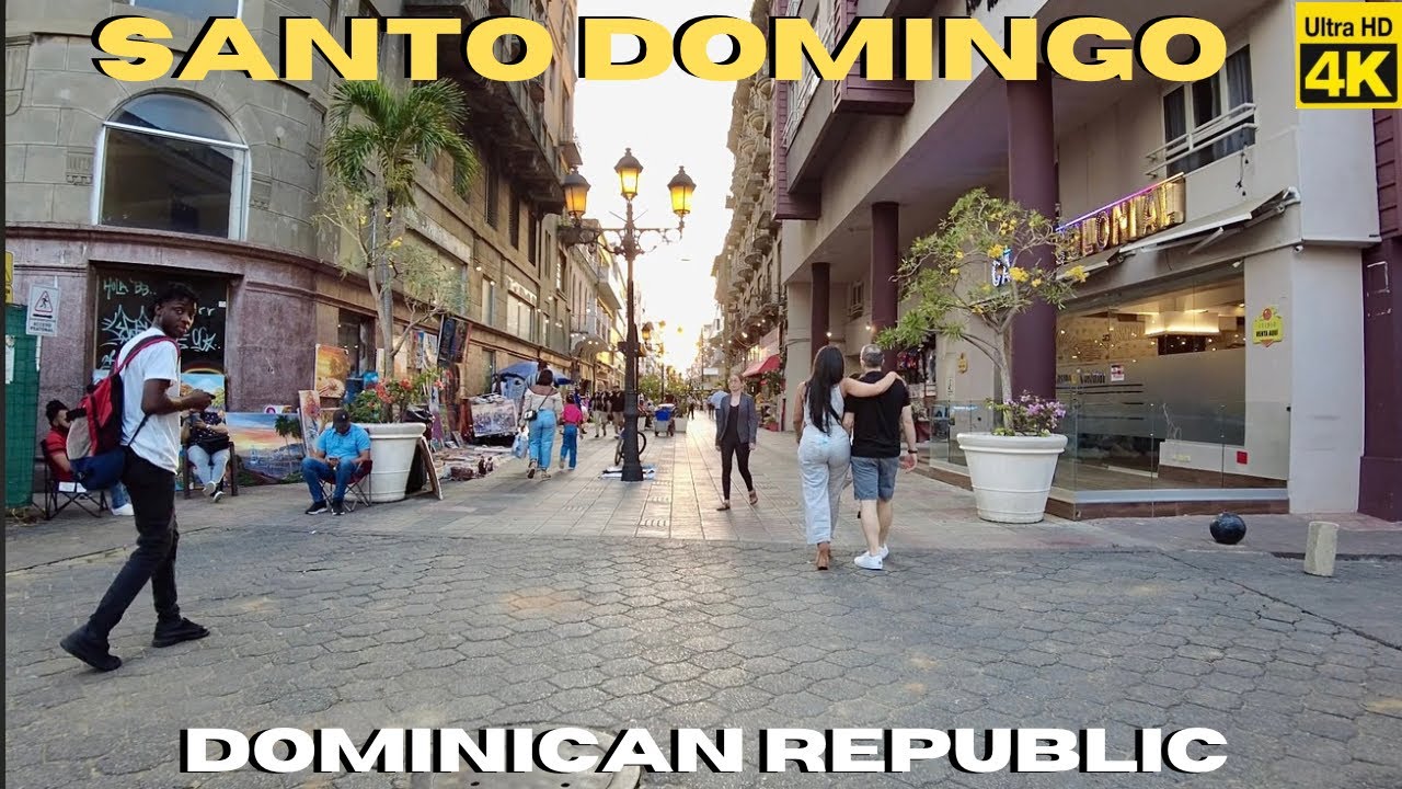 Walking Santo Domingo Dominican Republic 4K 🇩🇴