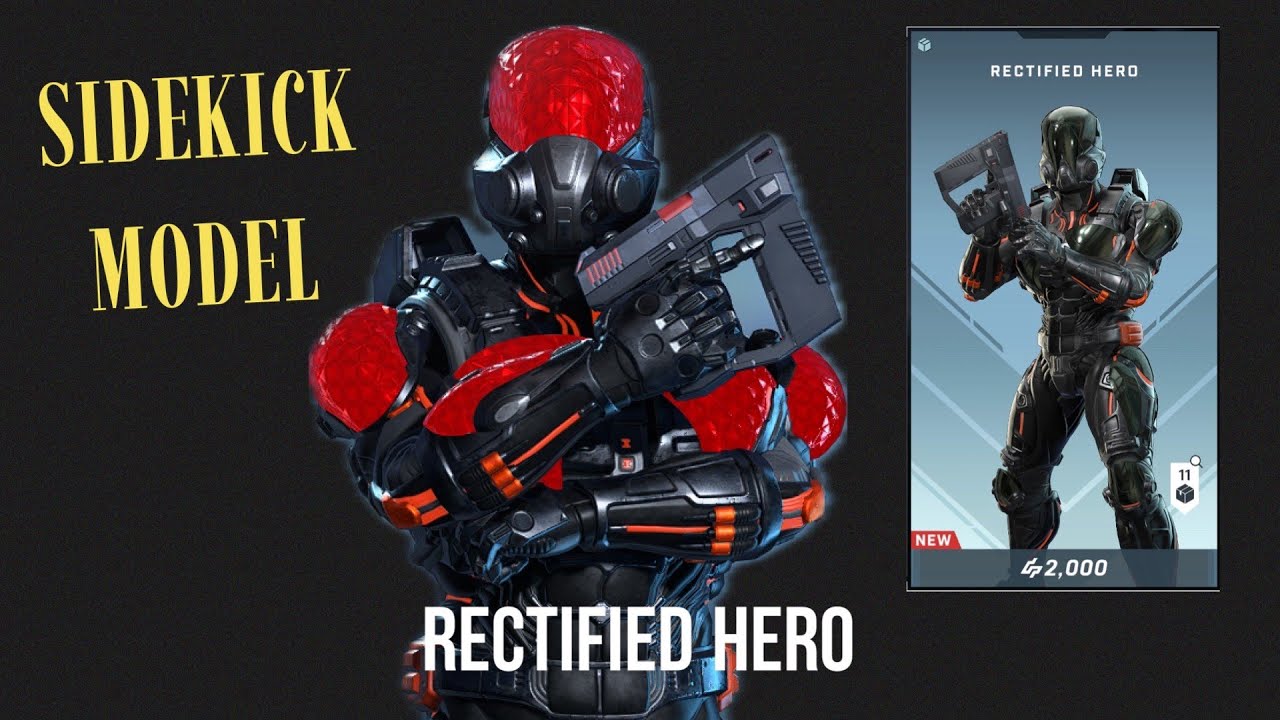 Sidekick Machine Pistol Model and Chimera armour - Rectified Hero - Halo Infinite Store