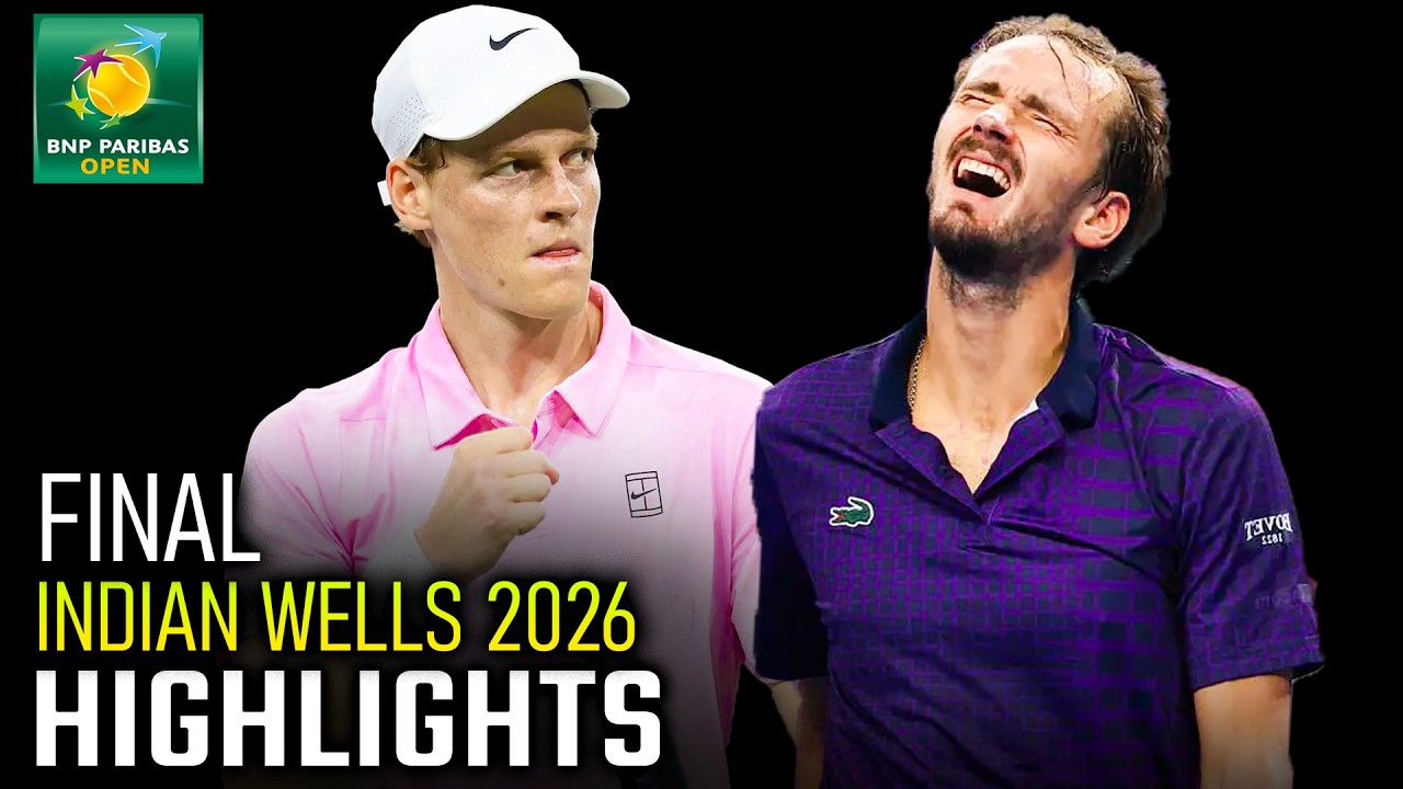 Jannik Sinner vs Daniil Medvedev Highlights | Indian Wells Final 2026