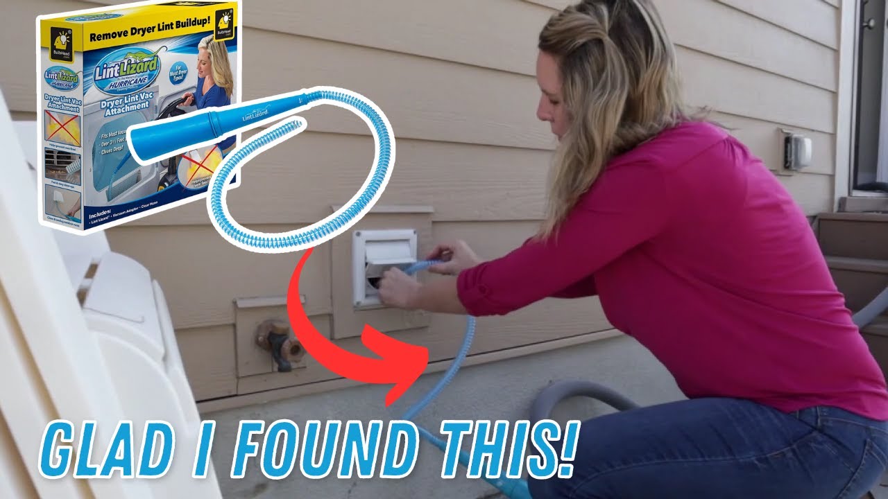 How To Clean Dryer Vent With Lint Lizard (IT REALLY WORKS!)