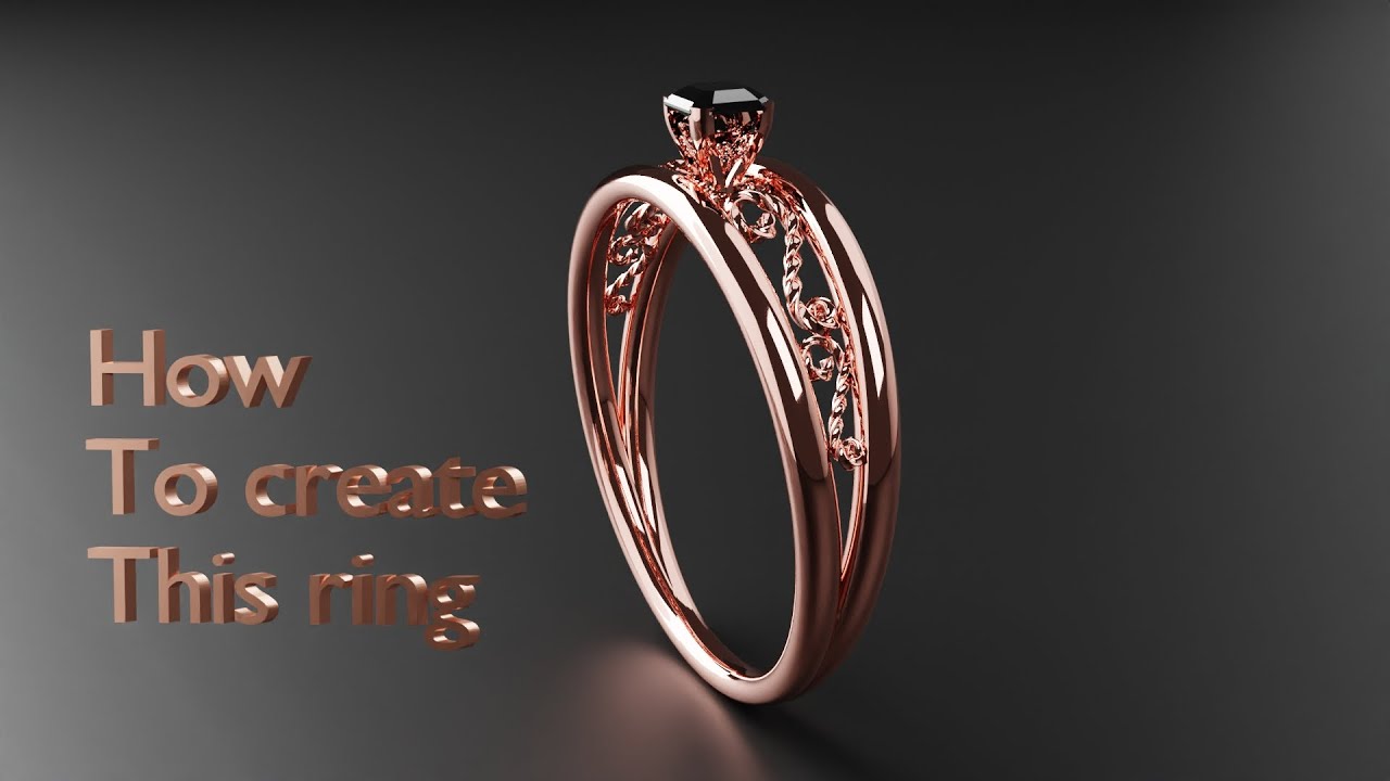 Blender 3, Gold Ring tutorial, JewelCraft 360 ShowReel