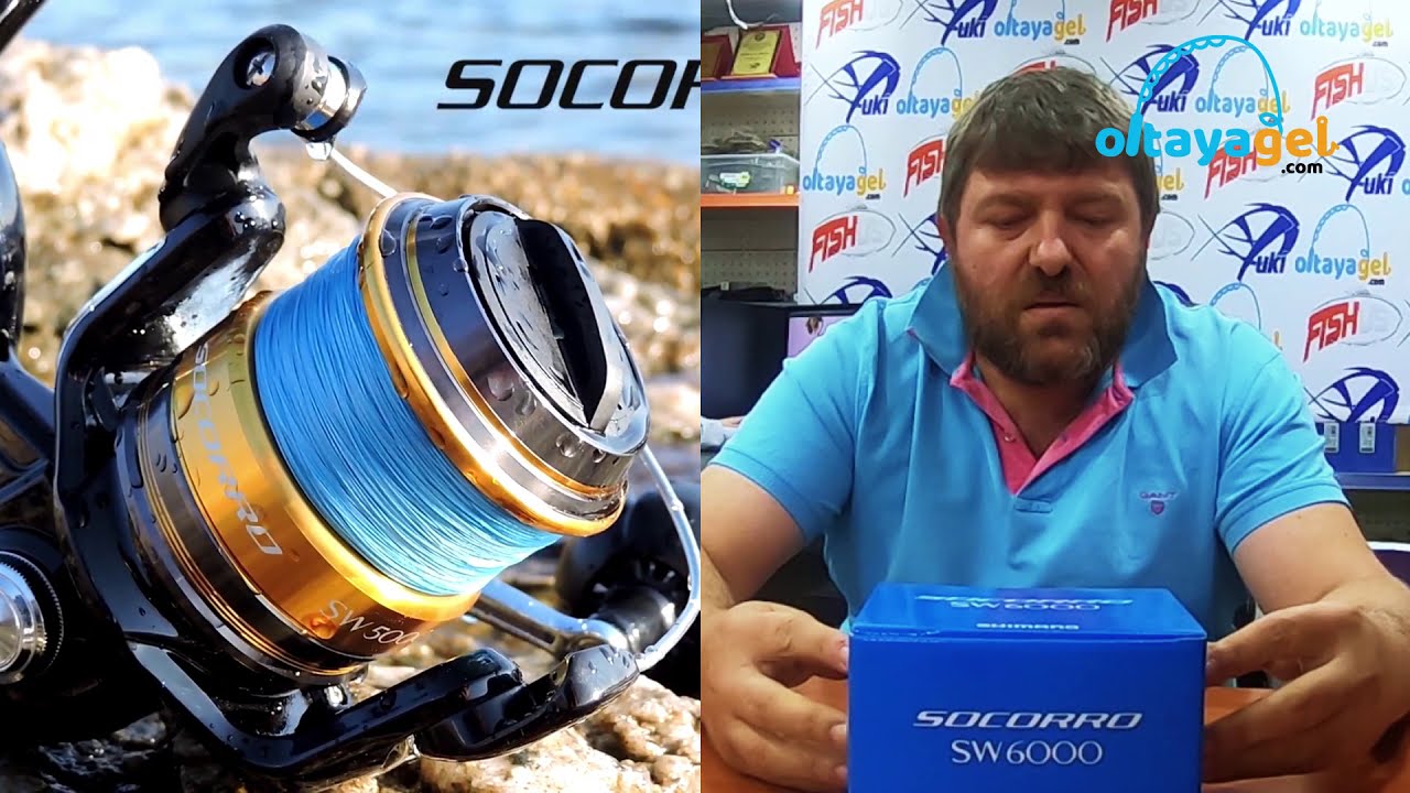 Büyük Düşünenler İçin Shimano Socorro SW6000 Olta Makinesi
