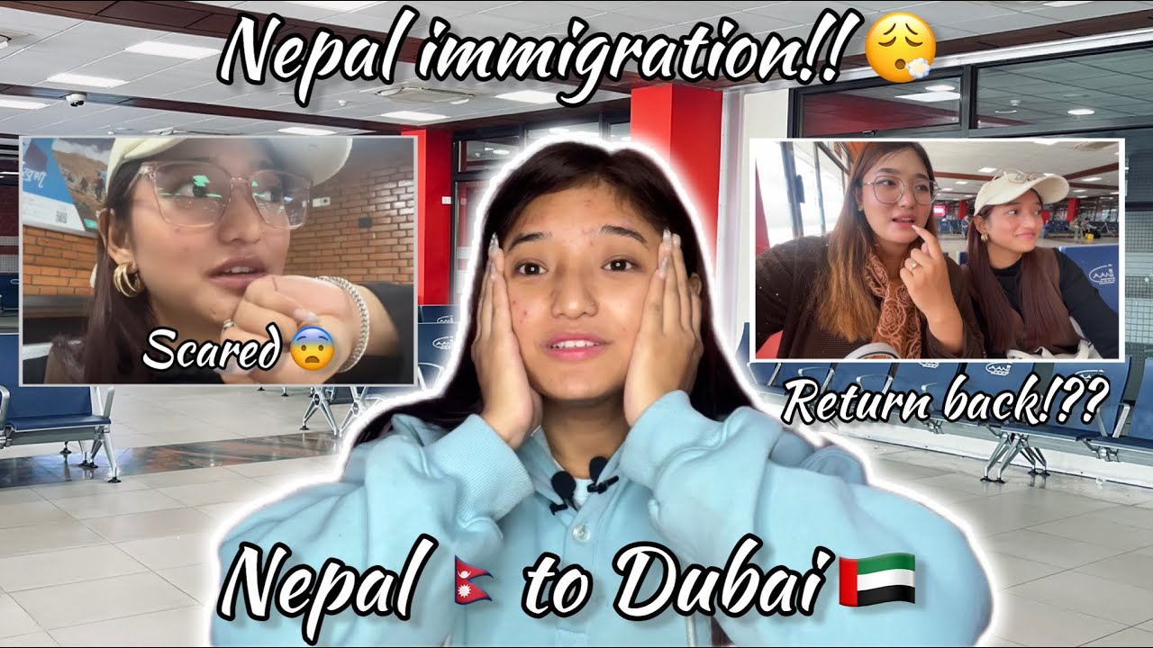 WHAT REALLY HAPPENED IN TRIBHUVAN INTERNATIONAL AIRPORT? ~ NEPAL TO DUBAI 🇦🇪|| it’s me Muskan ||