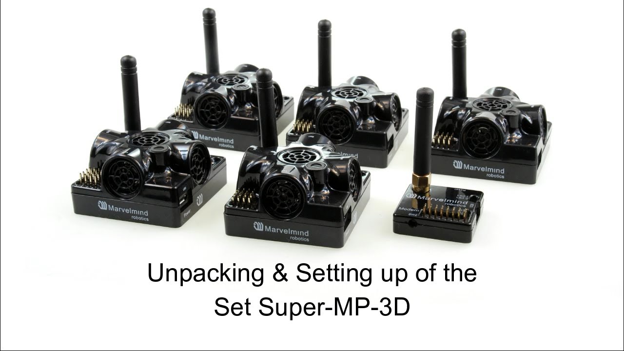 Unpacking Starter Set Super-MP - Marvelmind Precise (±2cm) Indoor 