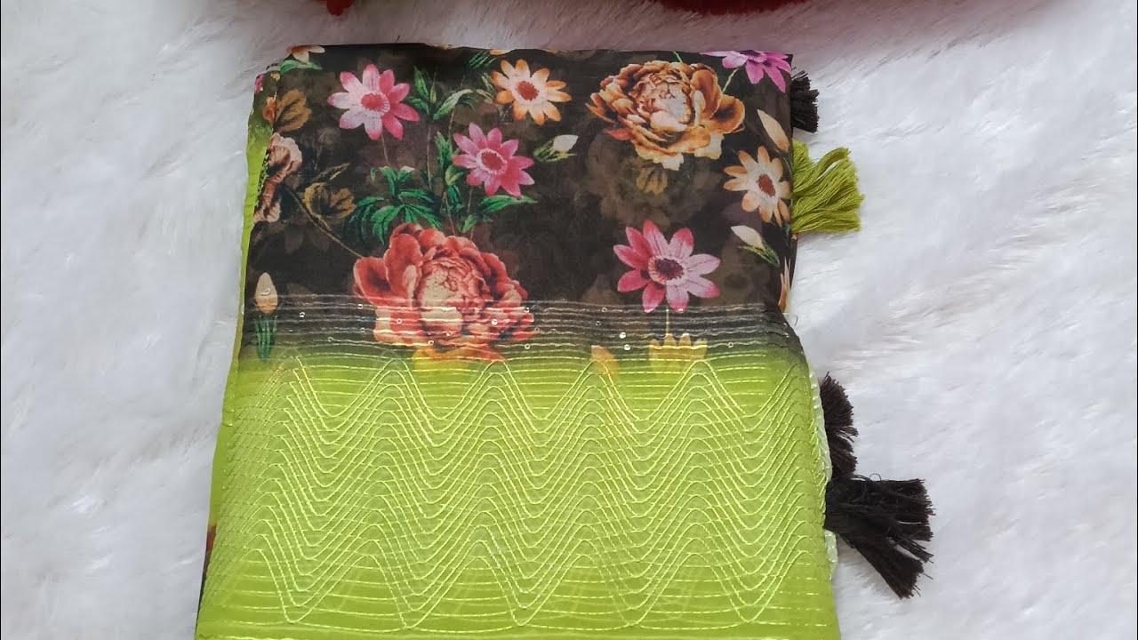 మీ అందరి కోసం మళ్ళీ న్యూ కలెక్షన్ ❤️ chiffon sarees || #trending #saree #onlineshopping #video 