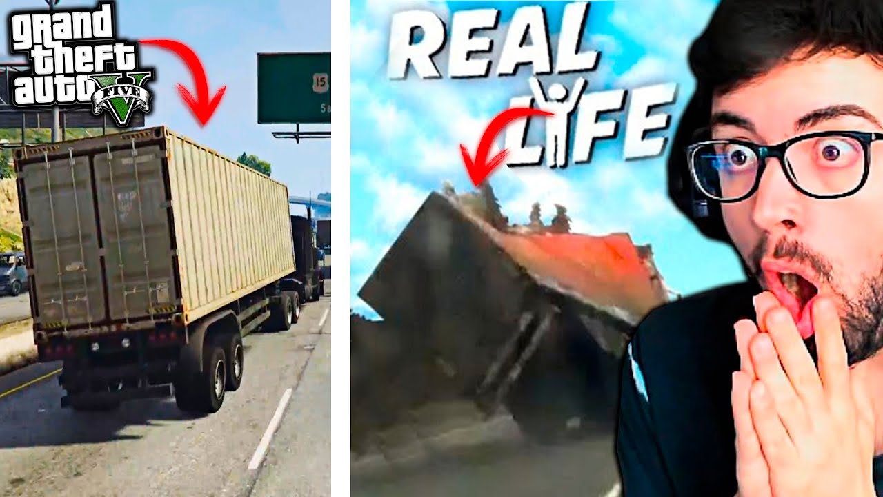 GTA 5 vs VIDA REAL CHALLENGE !