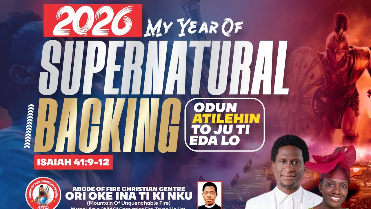 CROSSOVER SERVICE INTO 2026 | WED. 31ST DECEMBER 2025 | APOSTLE DAVID AYANFEMAJEMU