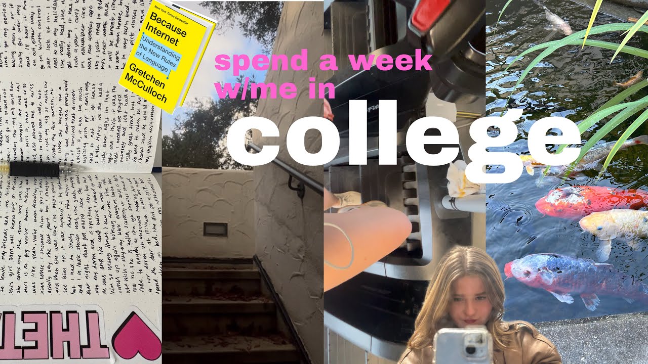 spend a week w/me in college✨