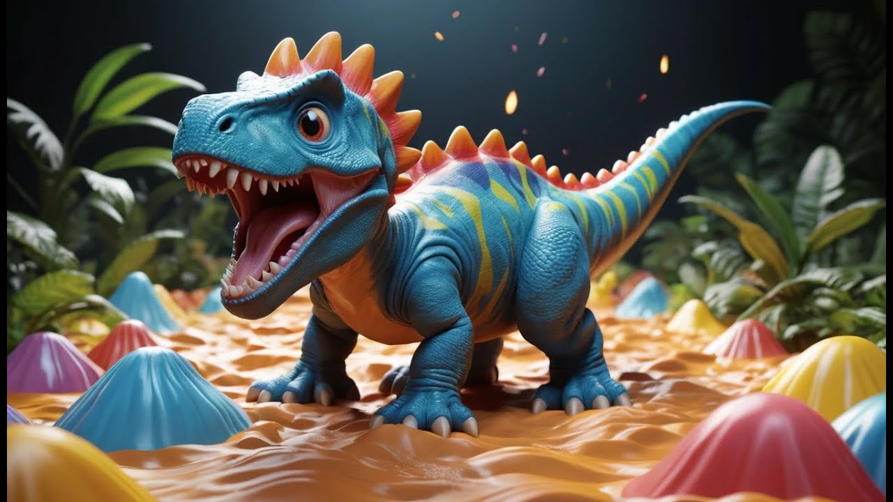 Roblox Dino Baby Roared Inside the Obby | Nursery Rhymes for Kids Songs Fun