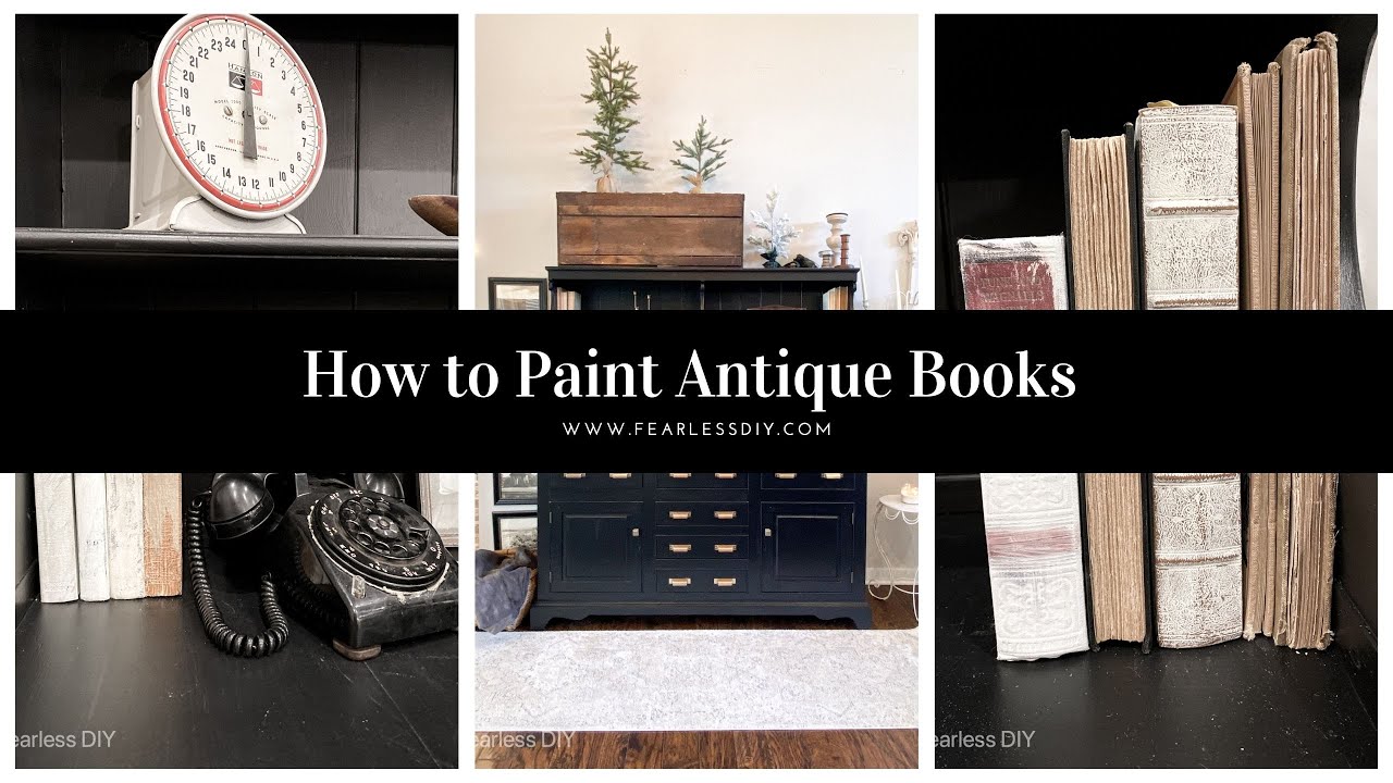How to Paint Antique books