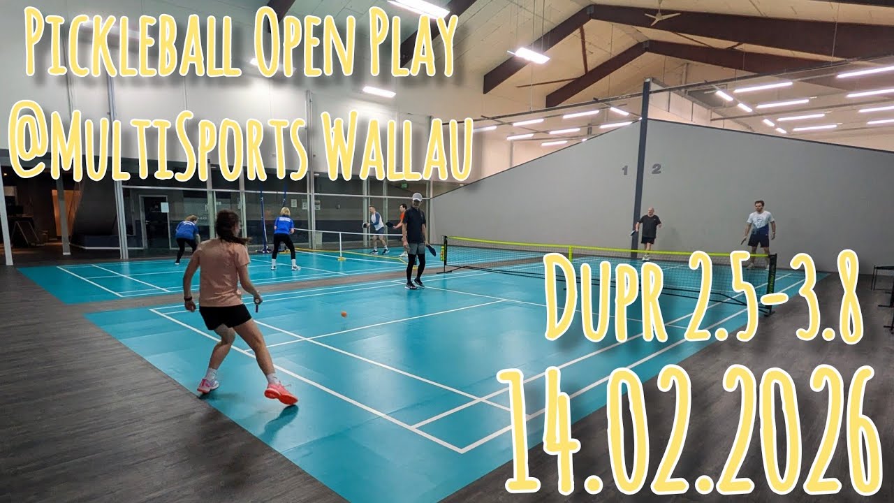 14.02.2026 Pickleball Open Play @MulriaportsWallau (DUPR 2.5-3.8)