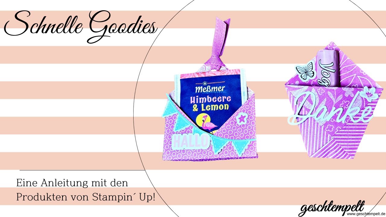 2 schnelle Goodies - eine Anleitung mit den Produkten von Stampin' Up!