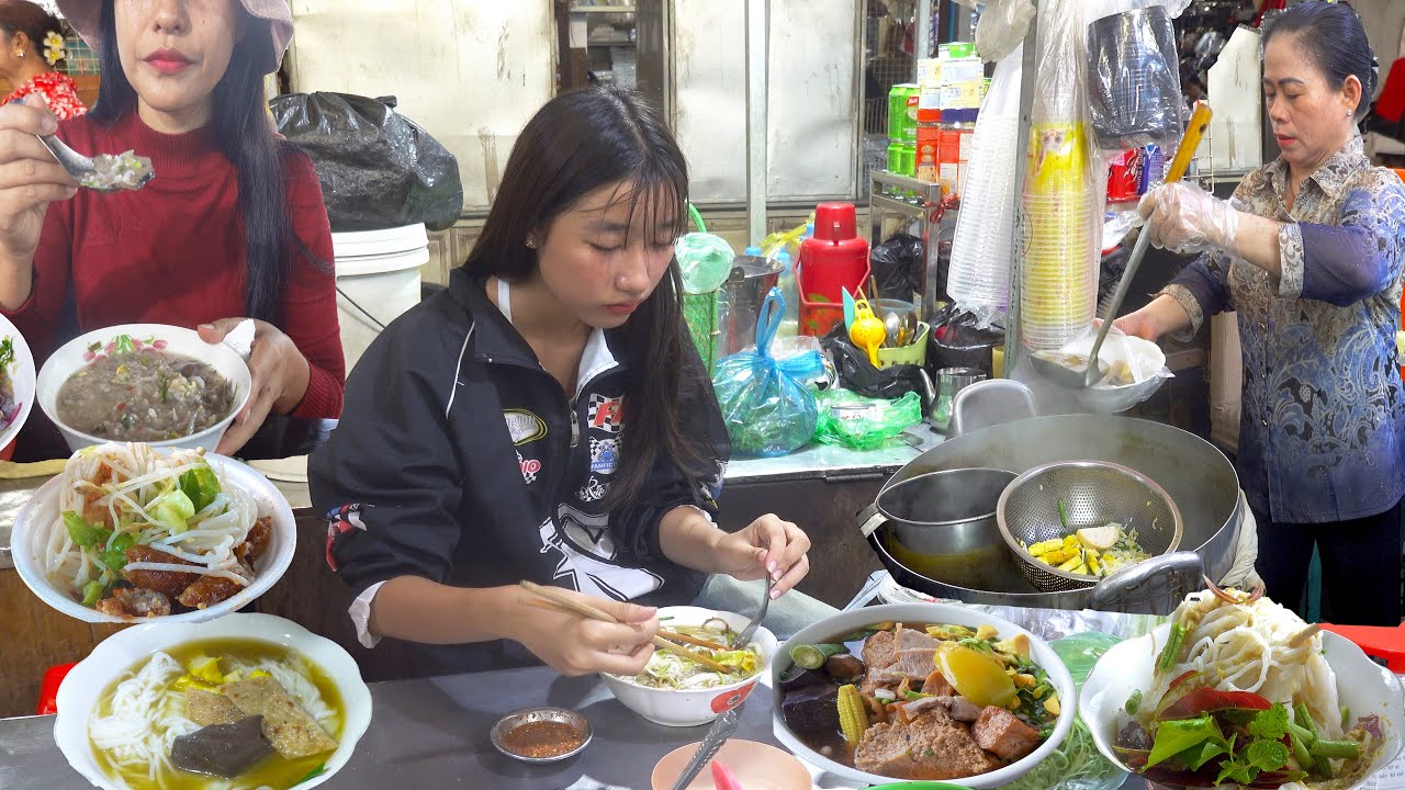 Best Breakfast In Cambodia - Cambodia Street Food Compilation