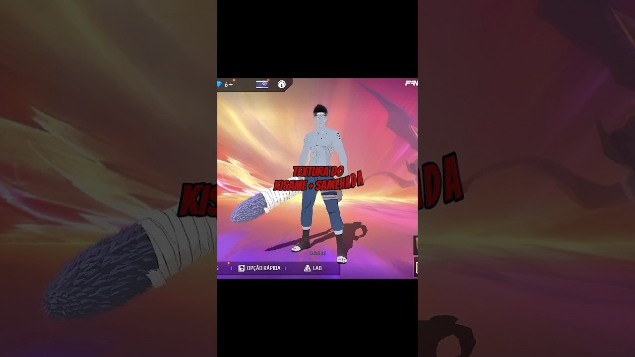 SKIN do KISAME no FREE FIRE #shorts #freefire #viral #texturafreefire #texturaff