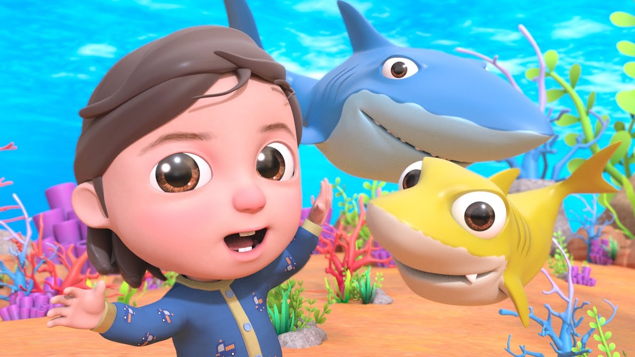Baby Shark | Kids Songs and Nursery Rhymes | LetsgoMartin