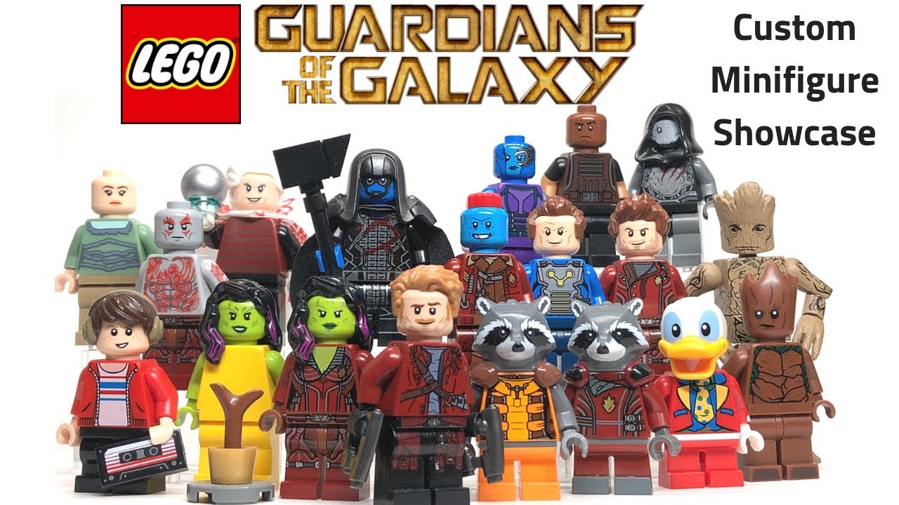 LEGO Guardians of the Galaxy Minifig Showcase   Road to Avengers: Endgame