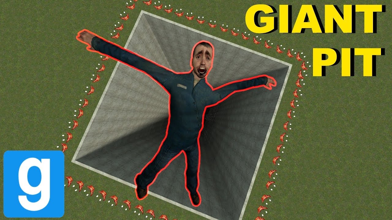TERRIFYING NEXTBOTS IN GIANT PIT! - Gmod Sandbox