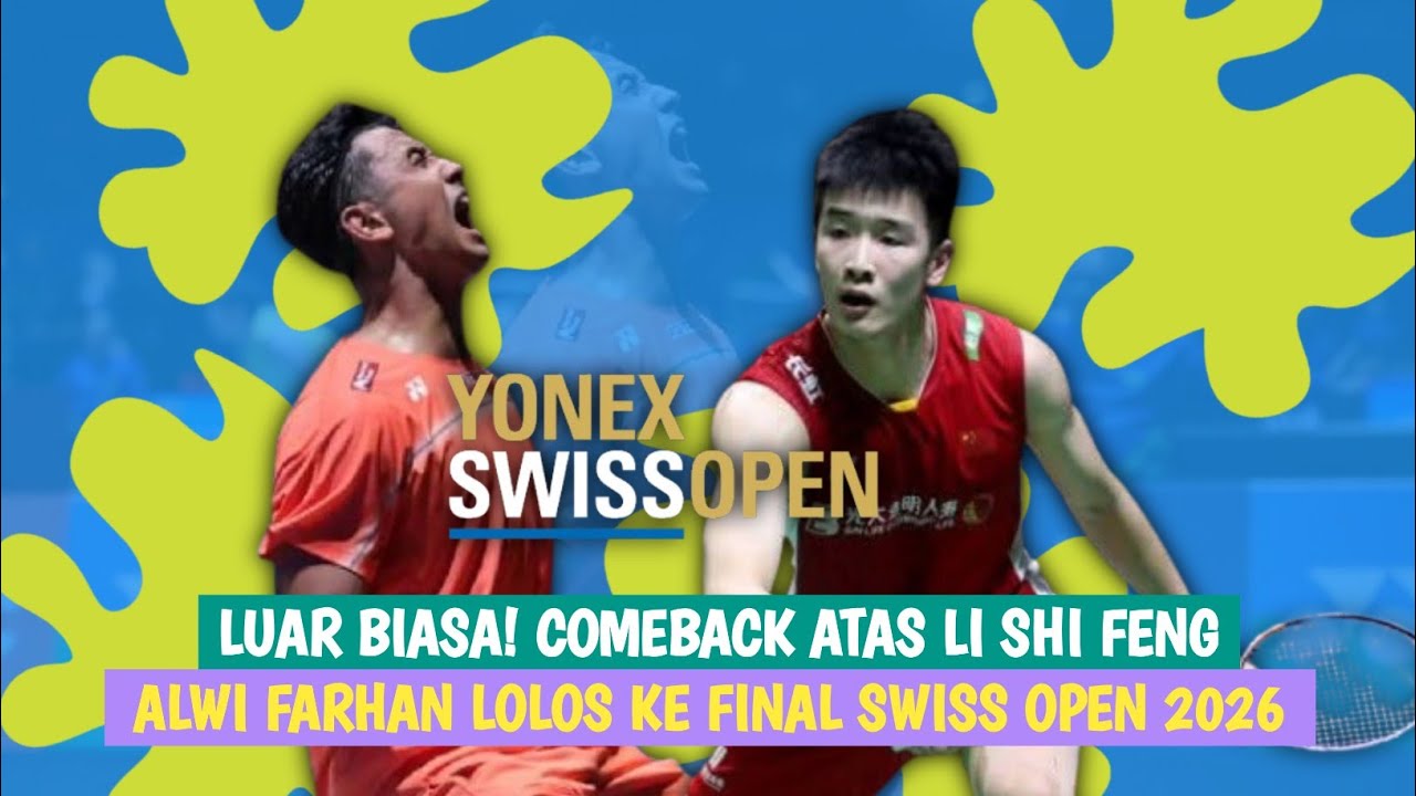 🔴LIVE - Alwi Farhan Vs Li Shi Feng - Swiss Open 2026