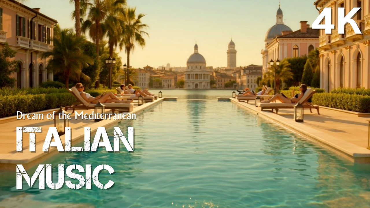 2 Hours of Italian Paradise 🇮🇹 Amalfi Coast & Lake Como | Relaxing Italian Cafe Music 4K