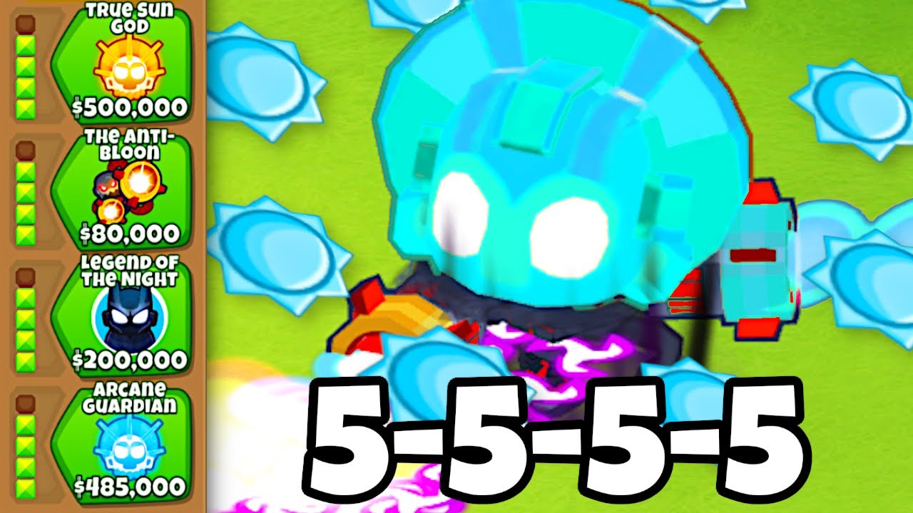 The 5-5-5-5 Super Monkey Is Crazy... (Bloons TD 6)