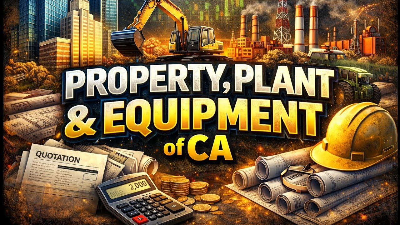 CA prc accounting chapter 6 lecture 6 (property, plant and equipment)