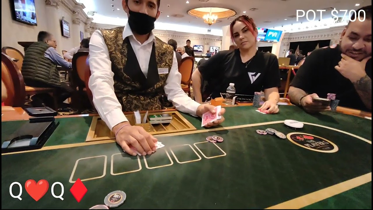 Cómo es jugar cash con 40 blinds? All in a lo loco y recibo insultos de parte de una jugadora Vlog16