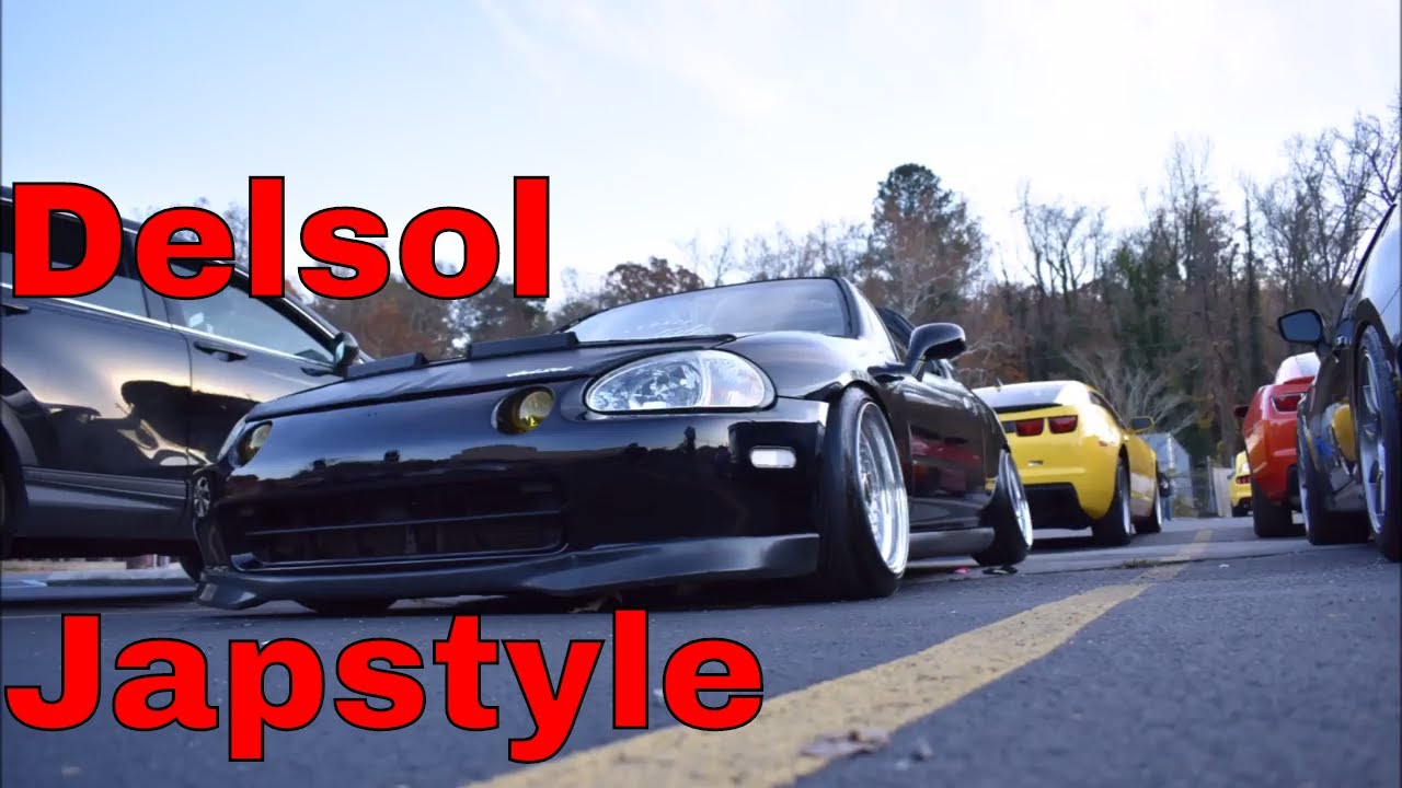 1995 Honda Del-Sol Black Lowered slammed