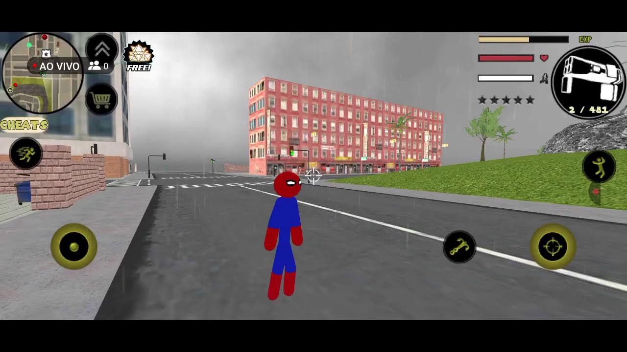 Só jogando GTA do miranha
