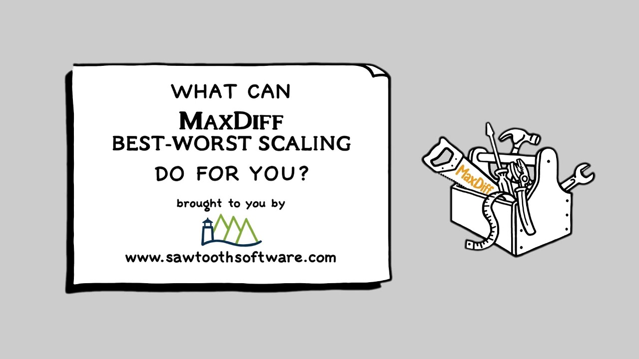What Can MaxDiff Best-Worst Scaling Do For You? (full+)