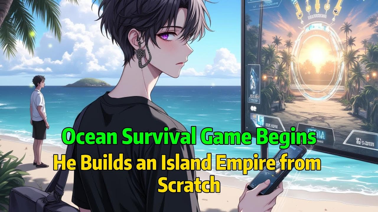 Ocean Survival Game Begins: He Builds an Island Empire from Scratch!
