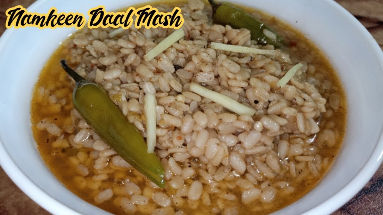 Namkeen Daal Mash Recipe | White Mash Daal | Afghani Daal Mash | Pathan Hotel Daal Mash | Urdu/hindi