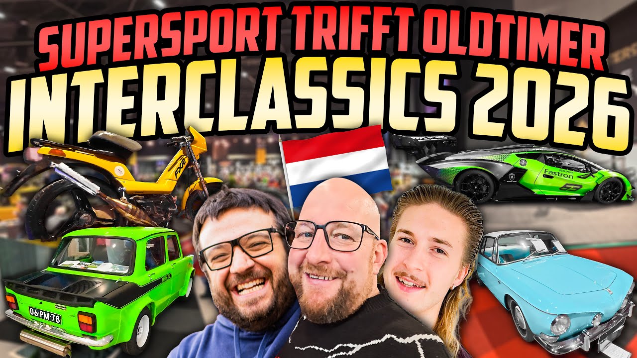 Der HIMMEL für AUTOHOLIKER! - INTERCLASSICS 2026 - Raritäten, Oldtimer & Exoten!