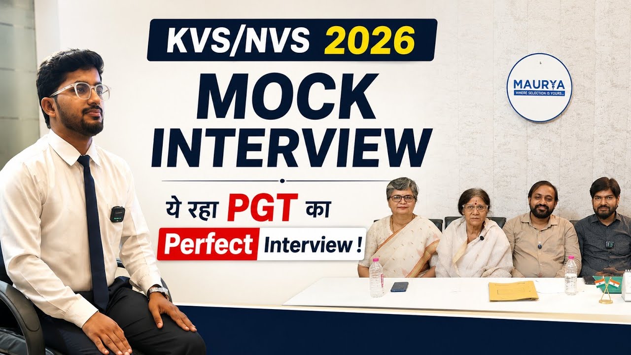 KVS/NVS 2026 PGT Mock Interview #7 l PHYSICS l Best Interview l Important question  #interview  tips