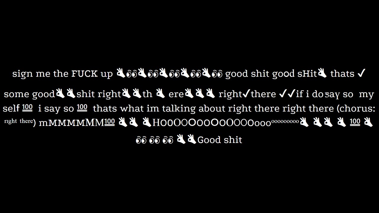 GOOD SHIT