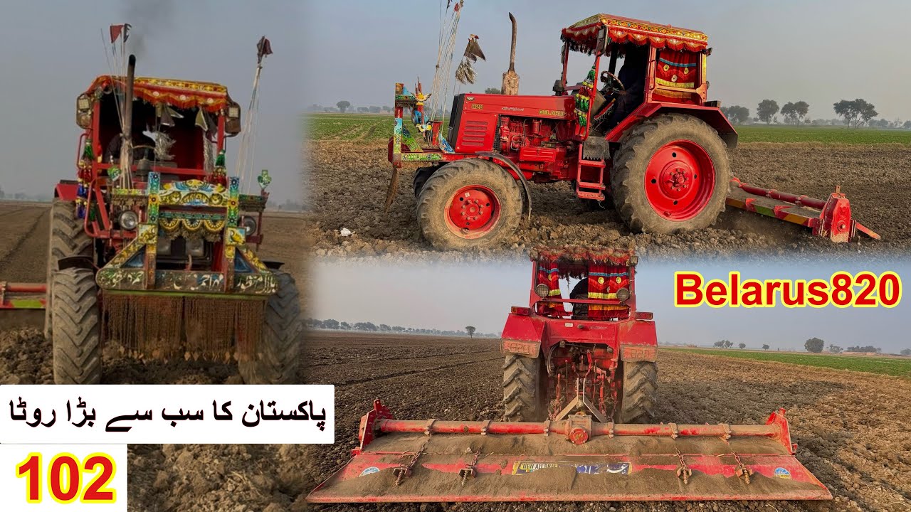 Belarus tractor 820 performance on rotawaiter | Belarus tractor 820 review