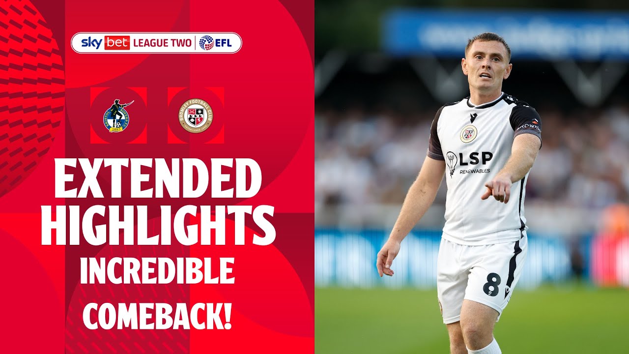 INCREDIBLE COMEBACK! | Bristol Rovers v Bromley extended highlights
