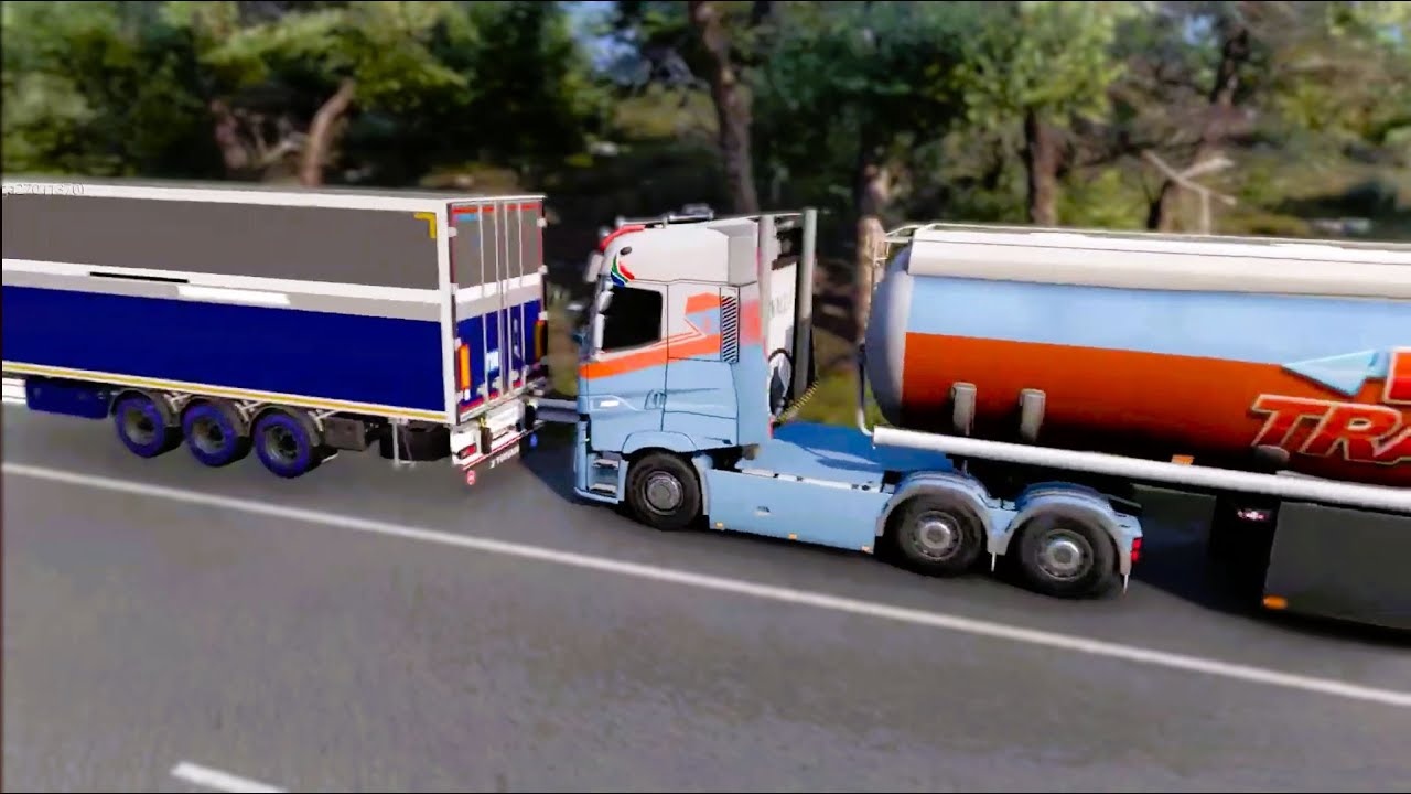 Convoy With African VTC in TruckersMP ETS2