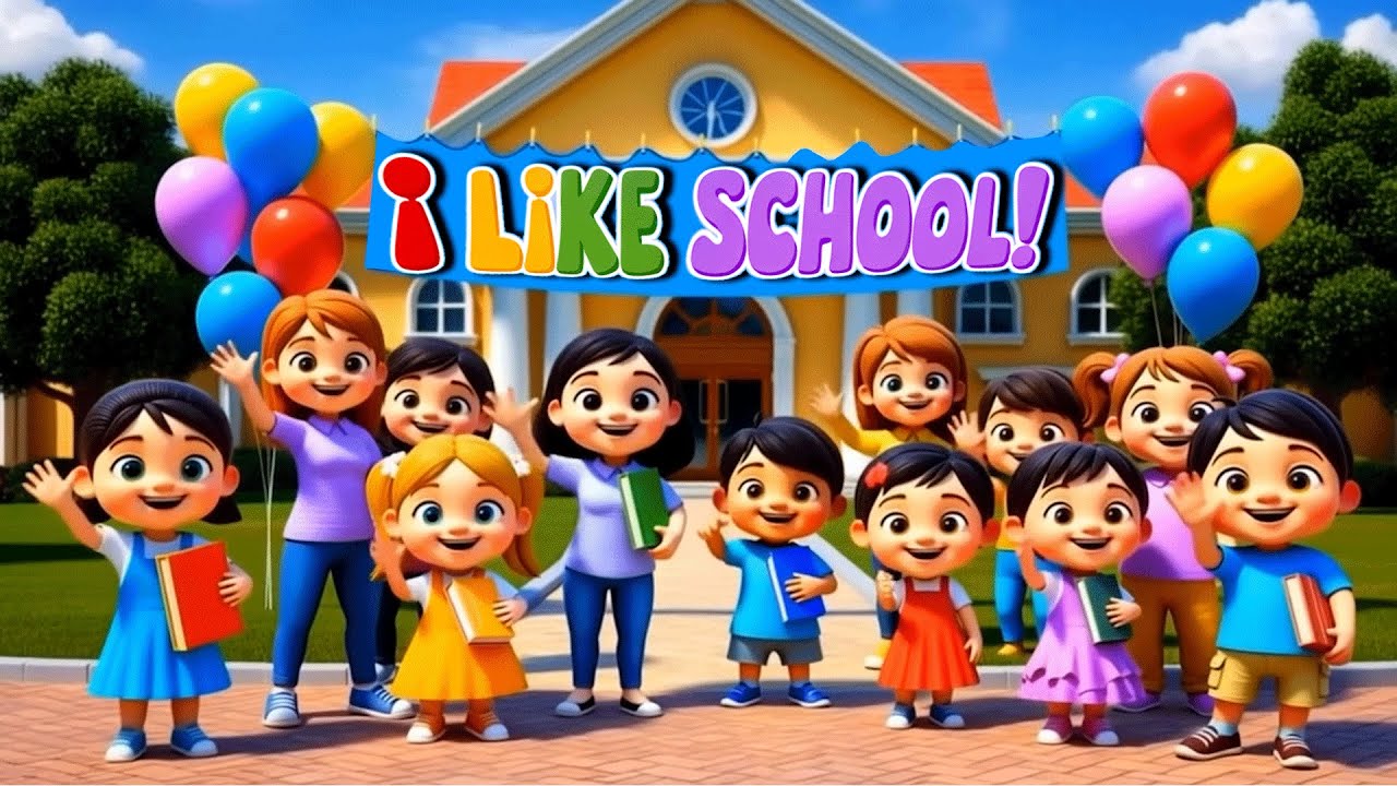 I Like School || Kids Poem About Learning, Fun & Friends
