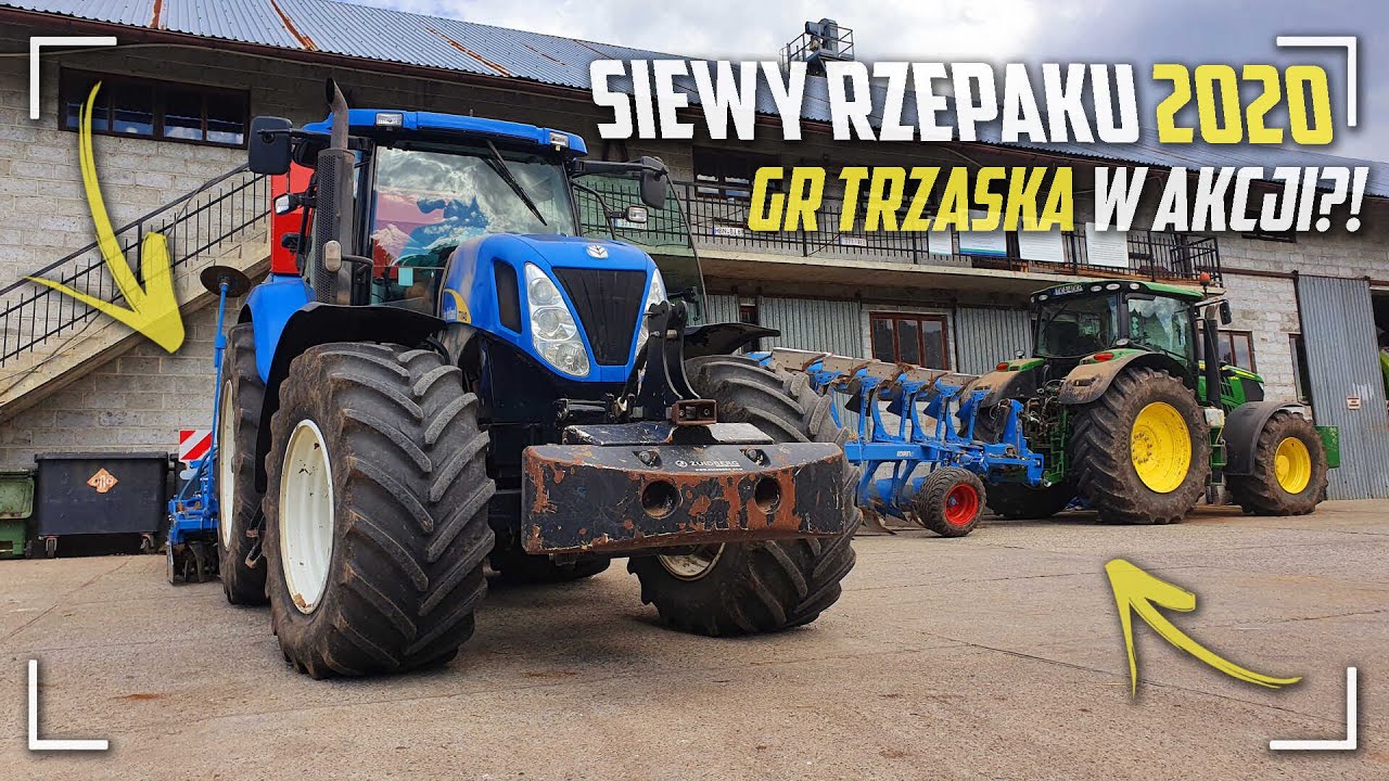 ☆Siewy rzepaku 2020☆ GR Trzaska ☆John deere I Claas I NewHolland I Lemken I