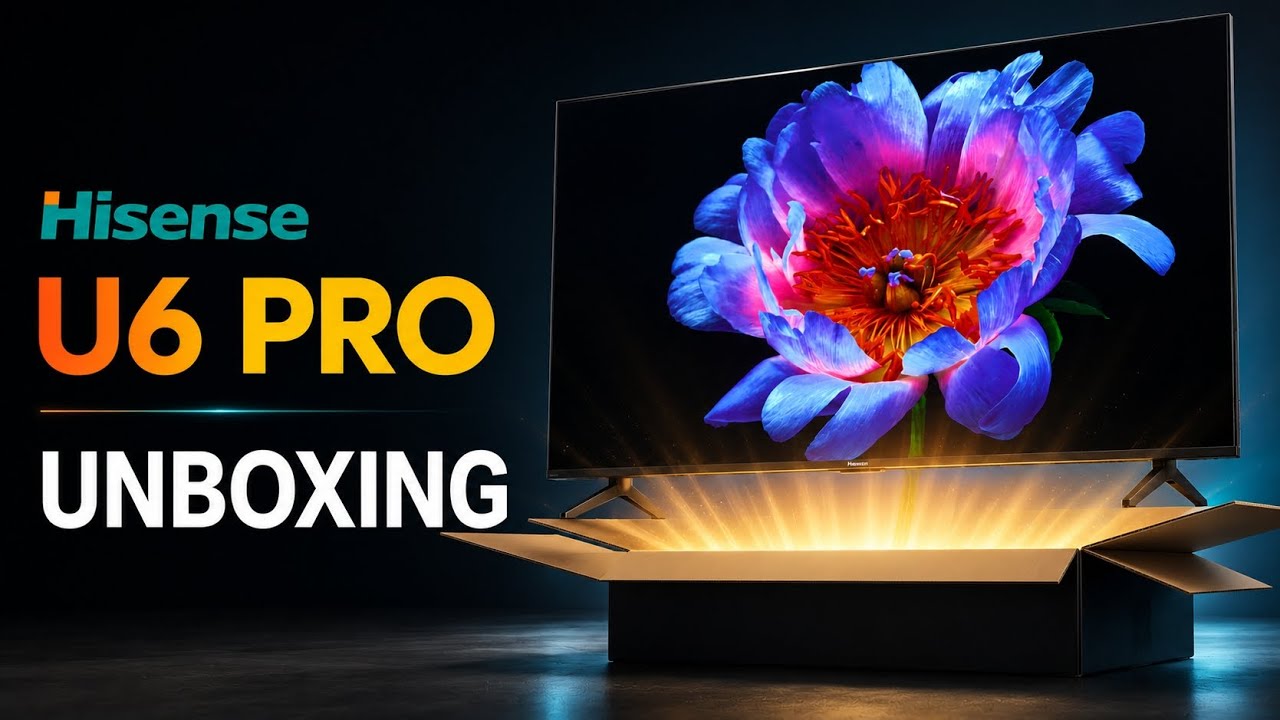 Распаковка Hisense U6 PRO