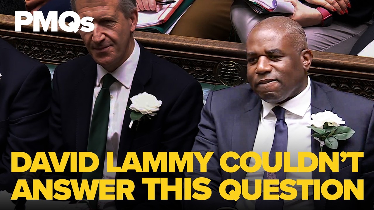Дэвид Лэмми В ТУПИКЕ из-за этого вопроса | PMQs