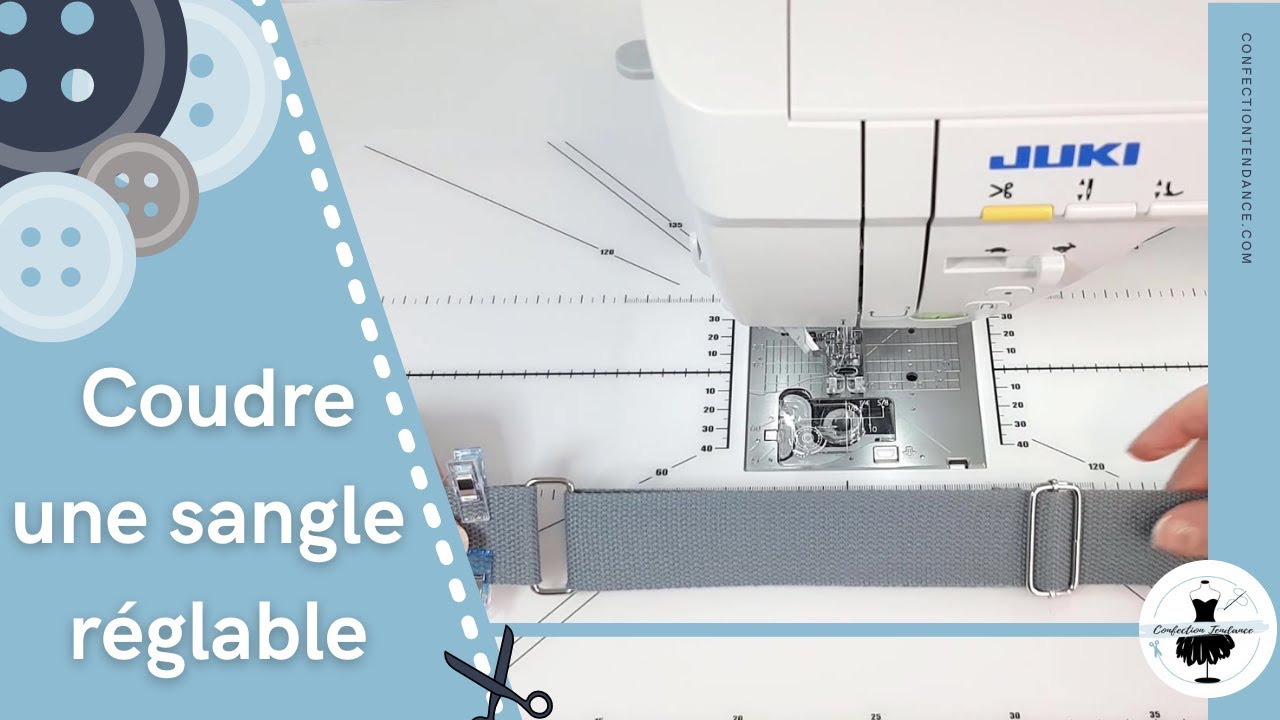 Coudre une sangle ou bandouli&egrave;re r&eacute;glable