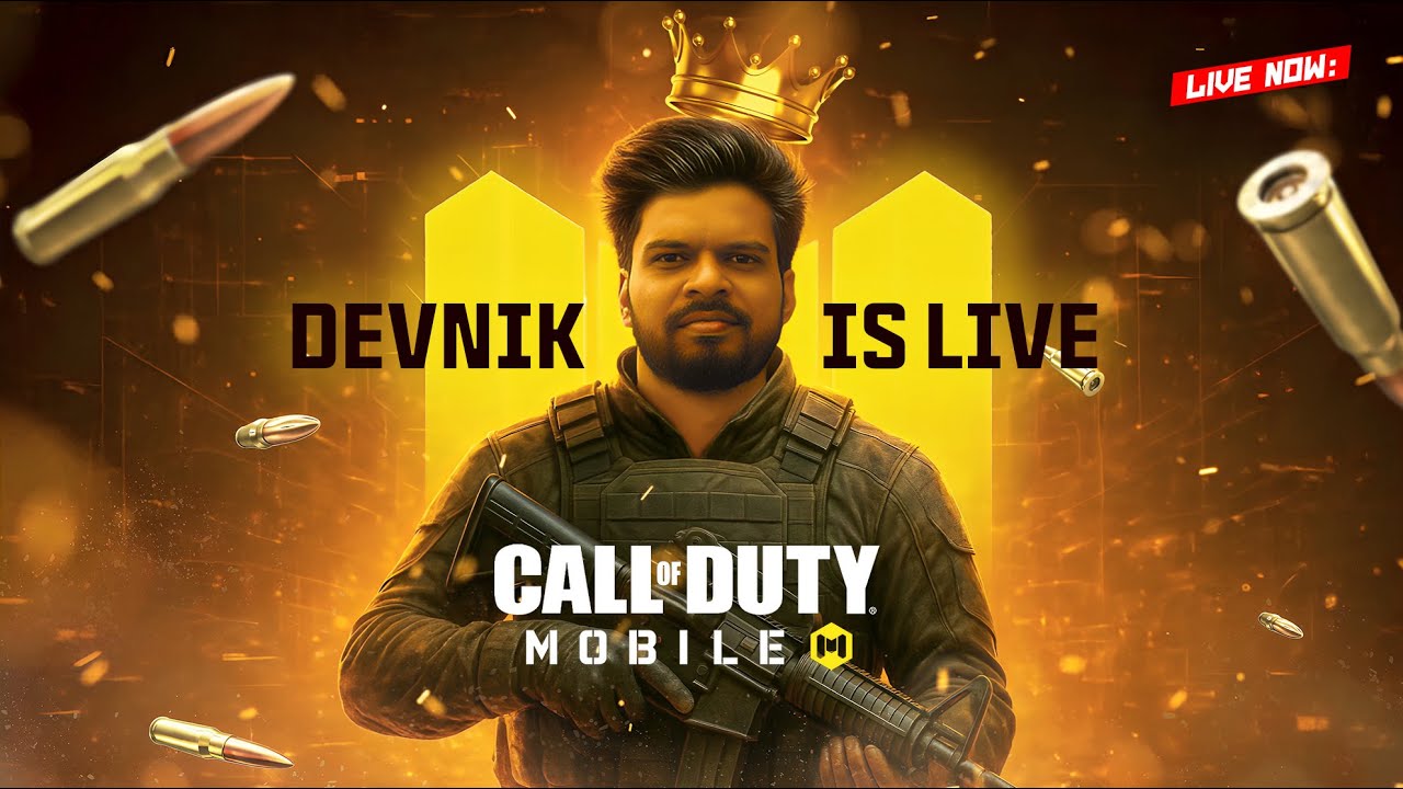 Crowned King of Headshots 👑 | CODM Live India | Devnik Gaming Face Cam