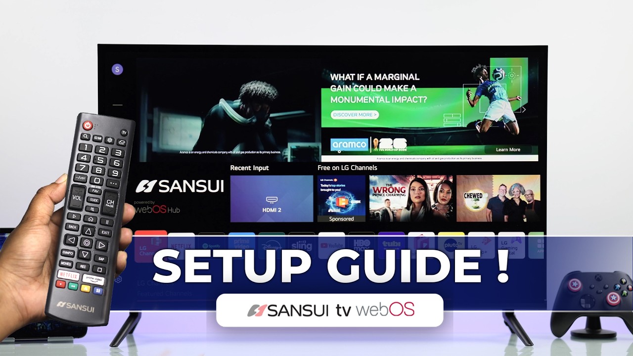 Как впервые настроить телевизор SANSUI [webOS]