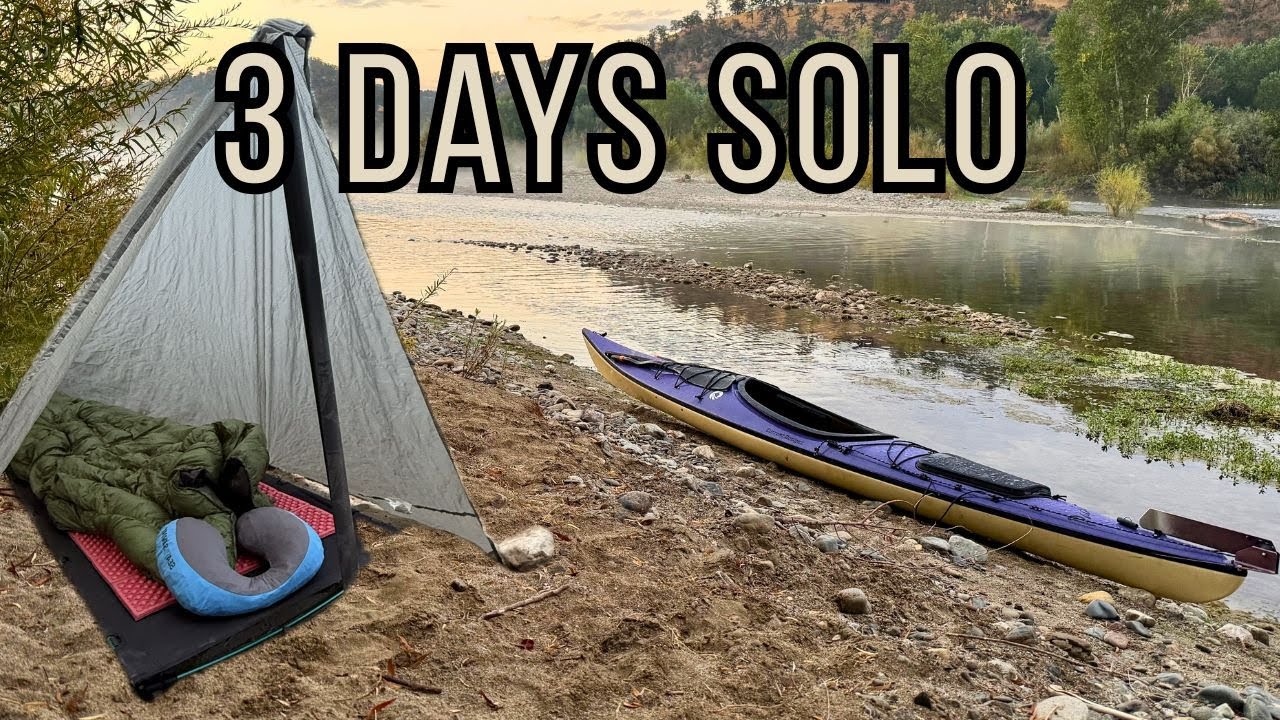 3 Day Solo Kayak Camping On the Wild Sacramento River