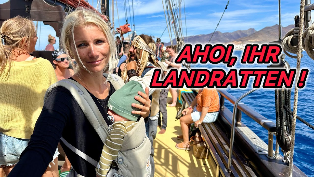 Endlich bekommen wir unsere Sachen | Piratenschiffstour | Fuerteventura Tour #18